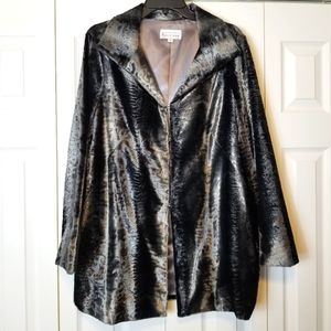 Vintage Elliott Lauren Faux Fur Coat